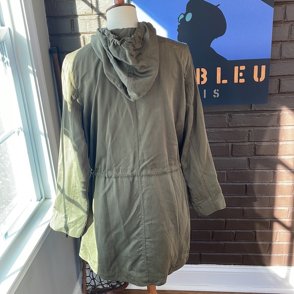 Eileen Fisher Polished Tencel Hooded Anorak Jacket - Picture 7 of 10